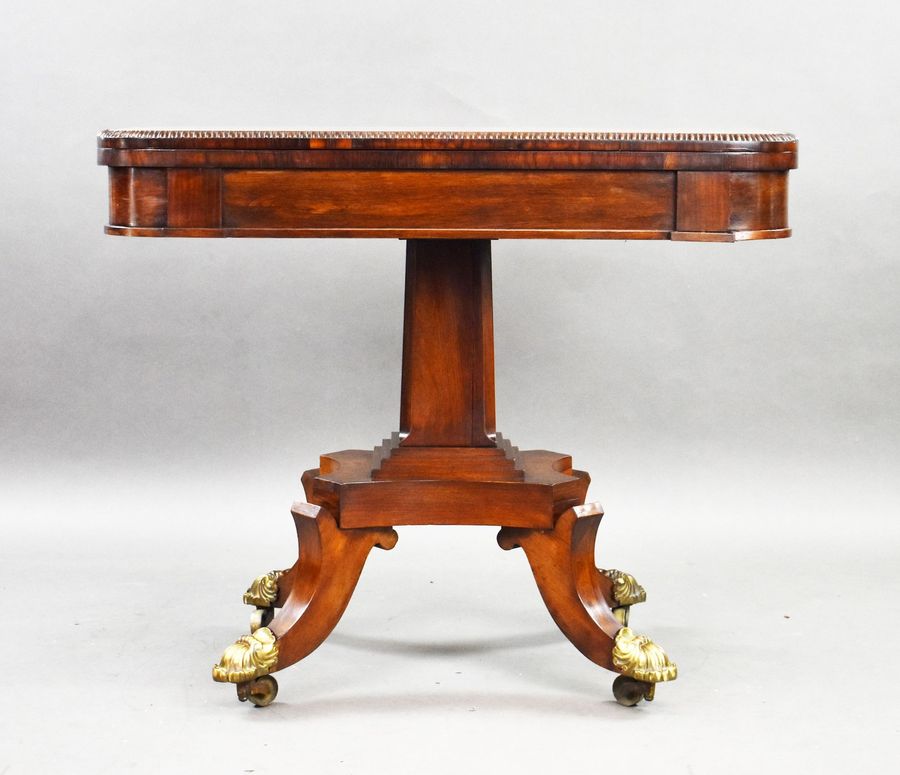 Antique Regency Rosewood Card Table