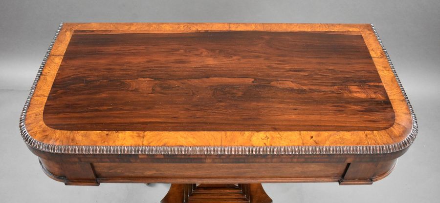 Antique Regency Rosewood Card Table