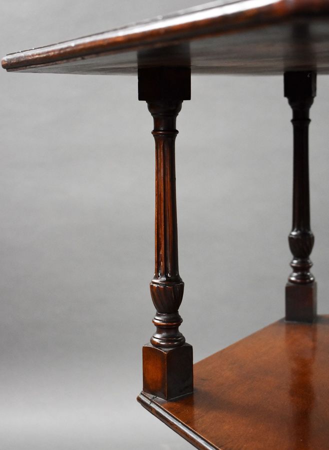 Antique George III Mahogany Hexagonal Table