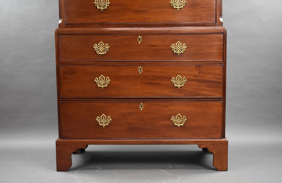 Antique George III Mahogany Chest on Chest