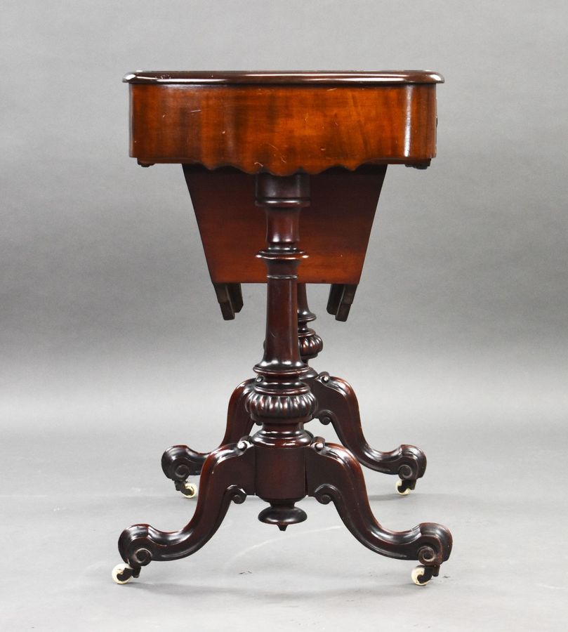 Antique Victorian Mahogany Work Table