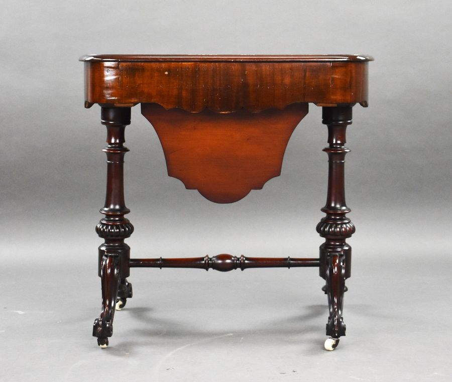 Antique Victorian Mahogany Work Table