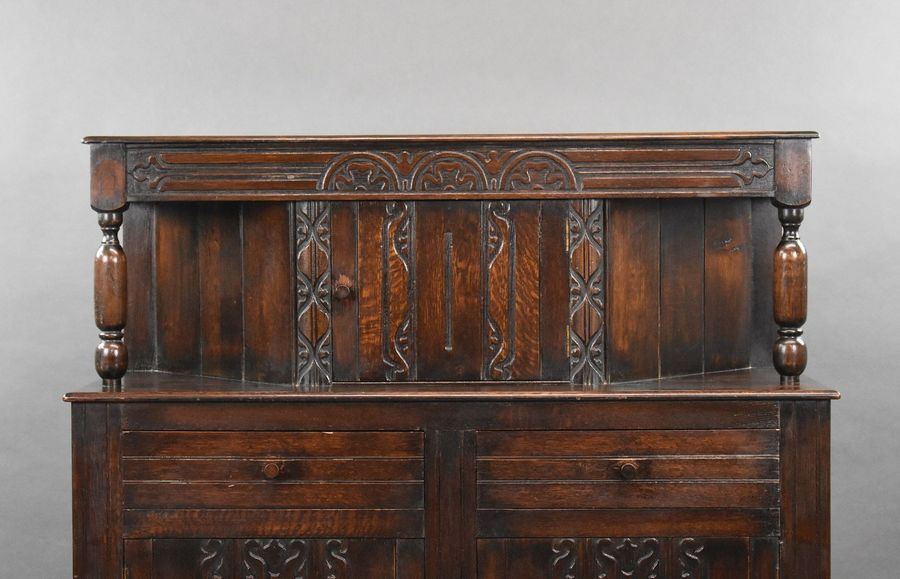 Antique Oak Sideboard-Buffet