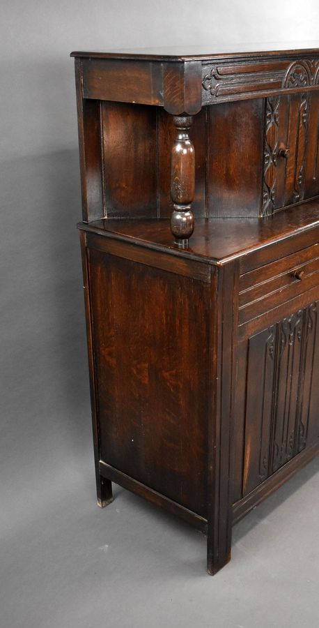 Antique Oak Sideboard-Buffet