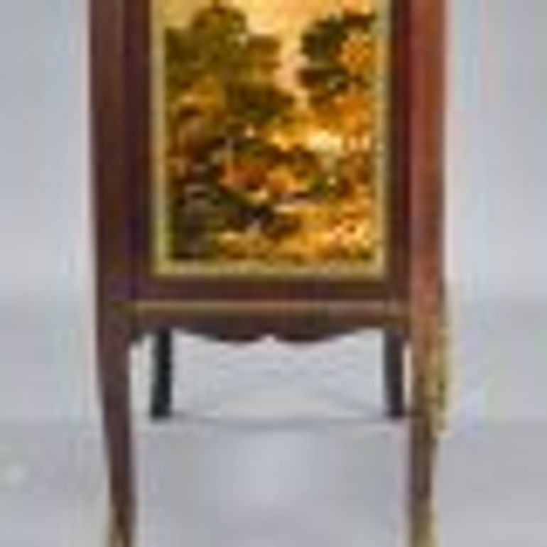 Antique Vernis Martin Display Cabinet by H & L Epstein