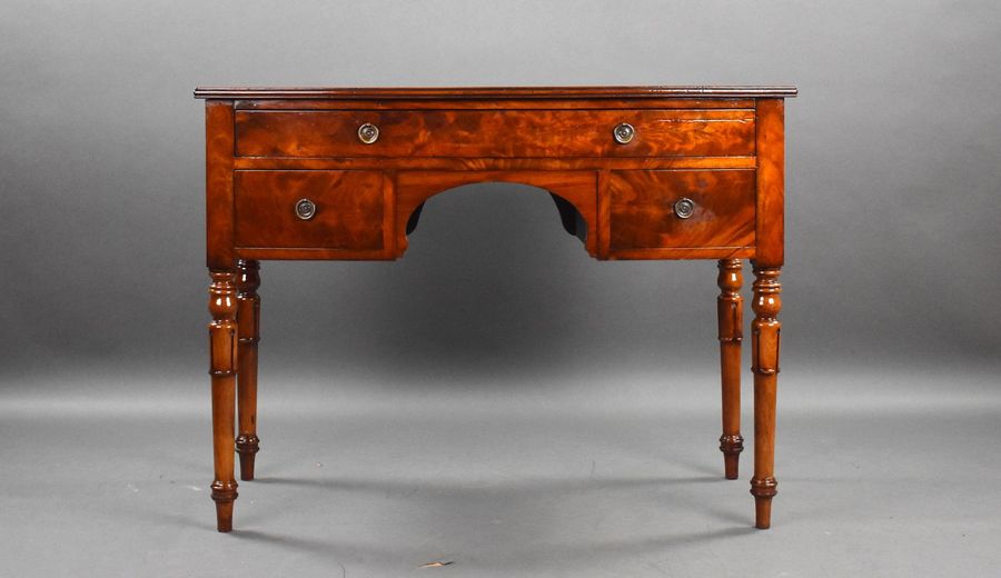 Antique William IV Flame Mahogany Sideboard