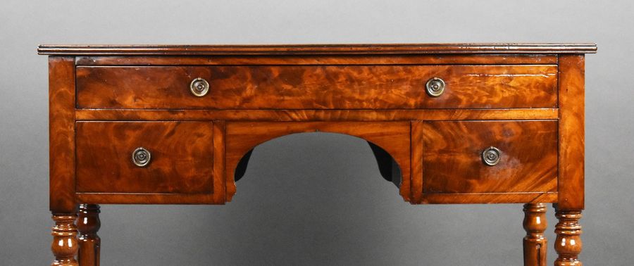 Antique William IV Flame Mahogany Sideboard