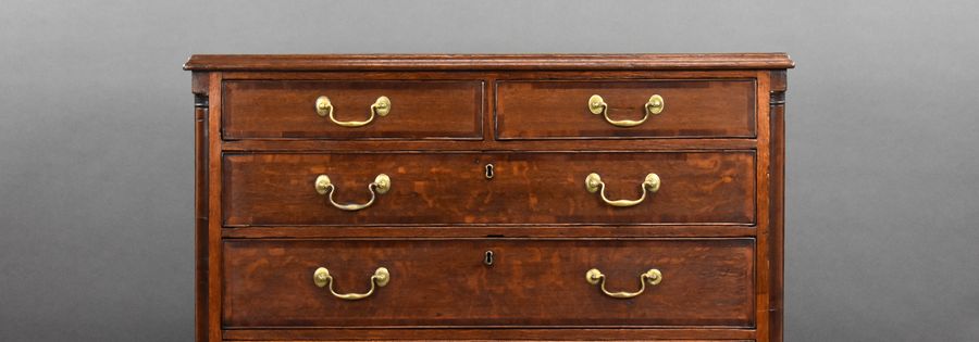 Antique George III Oak Chest of Drawers