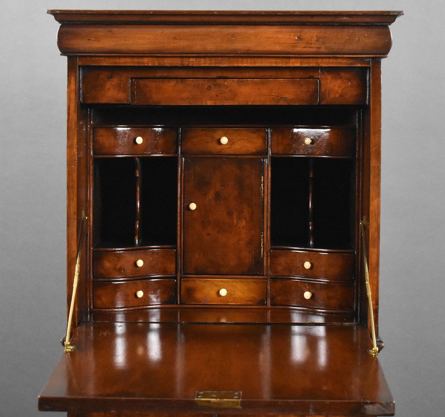 Antique Antique Figured Walnut Escritoire