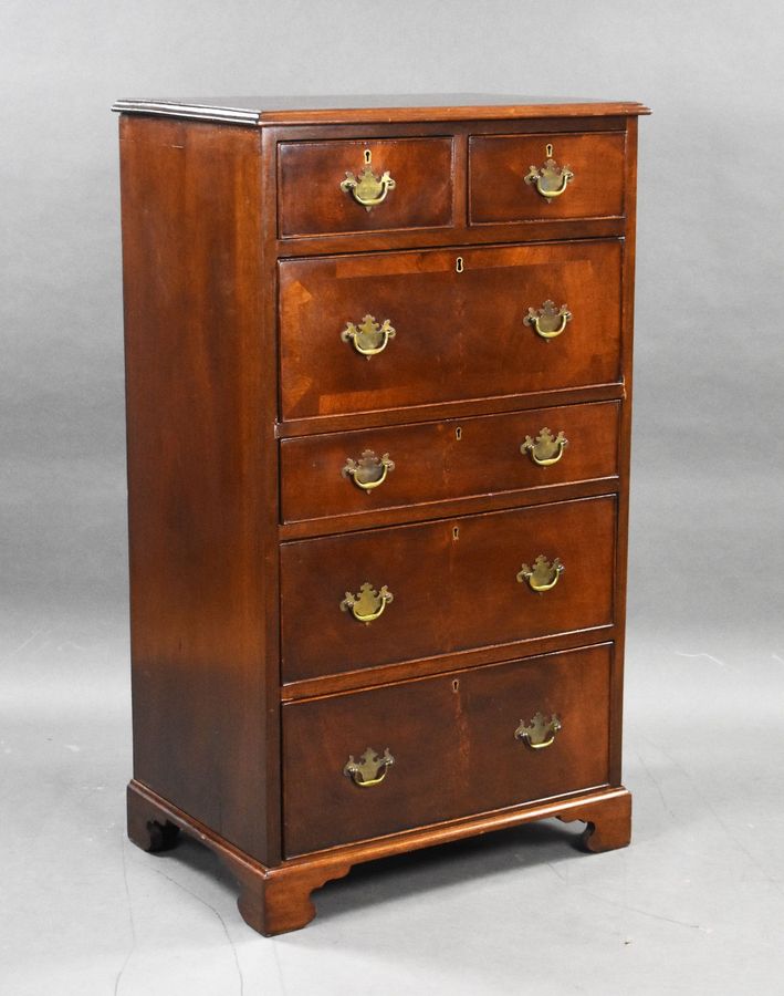 Antique Mahogany Secretaire Chest