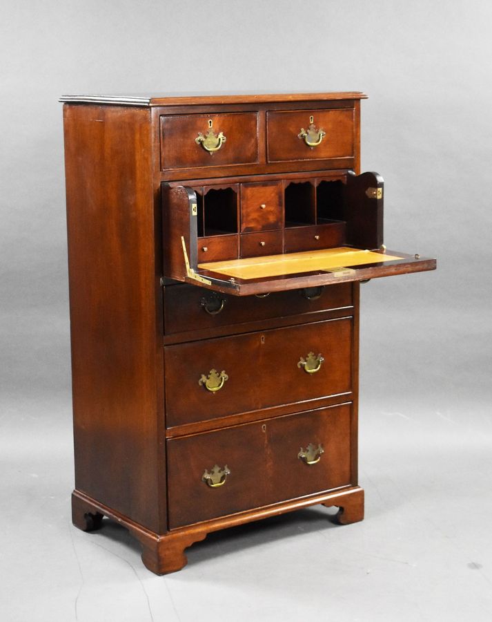 Antique Antique Mahogany Secretaire Chest