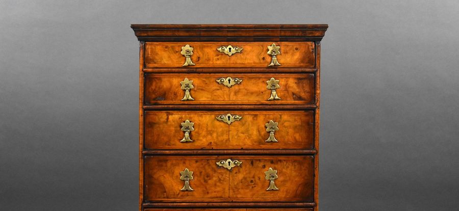 Antique Antique Burr Walnut Chest of Drawers