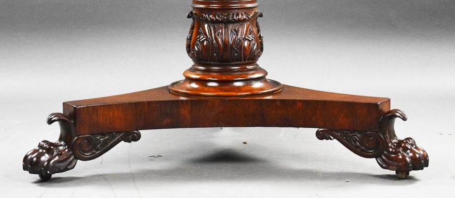 Antique William IV Round Rosewood Breakfast Table