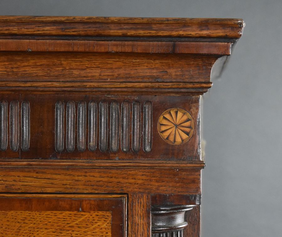 Antique George III Oak Chest on Chest