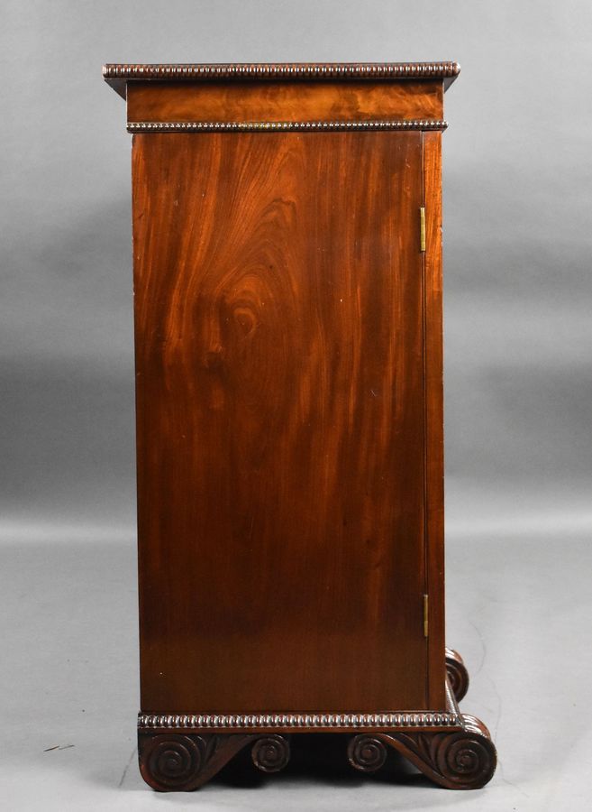 Antique Regency Mahogany Open Bookcase