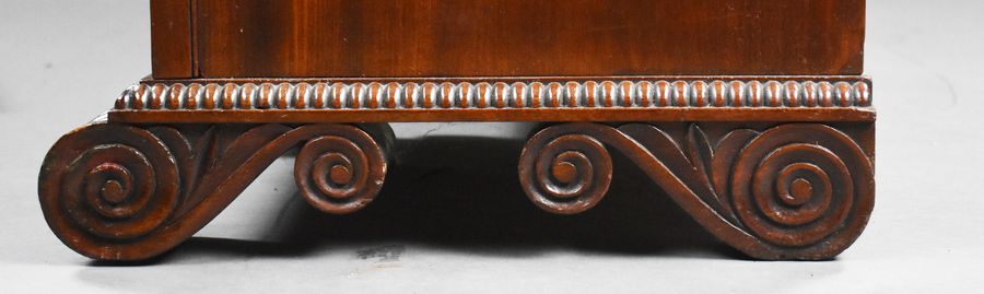 Antique Regency Mahogany Open Bookcase