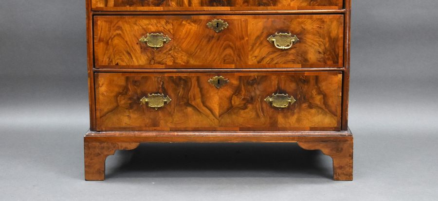 Antique George II Burr Walnut Chest of Drawers