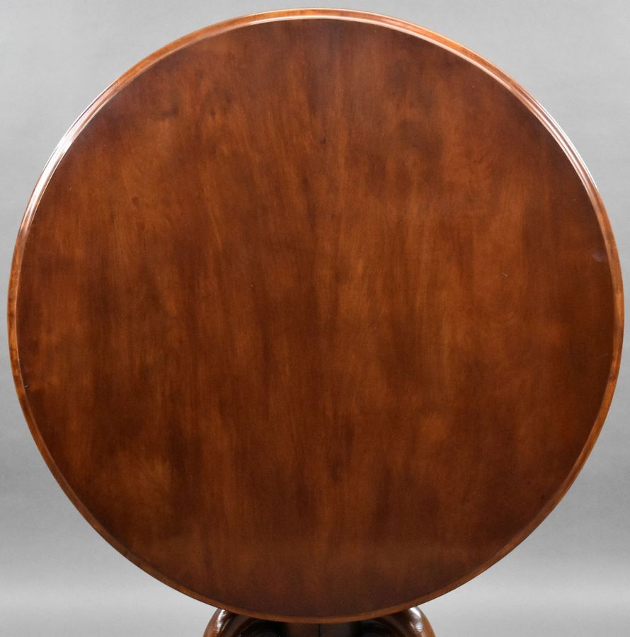 Antique Victorian Mahogany Round Breakfast Table