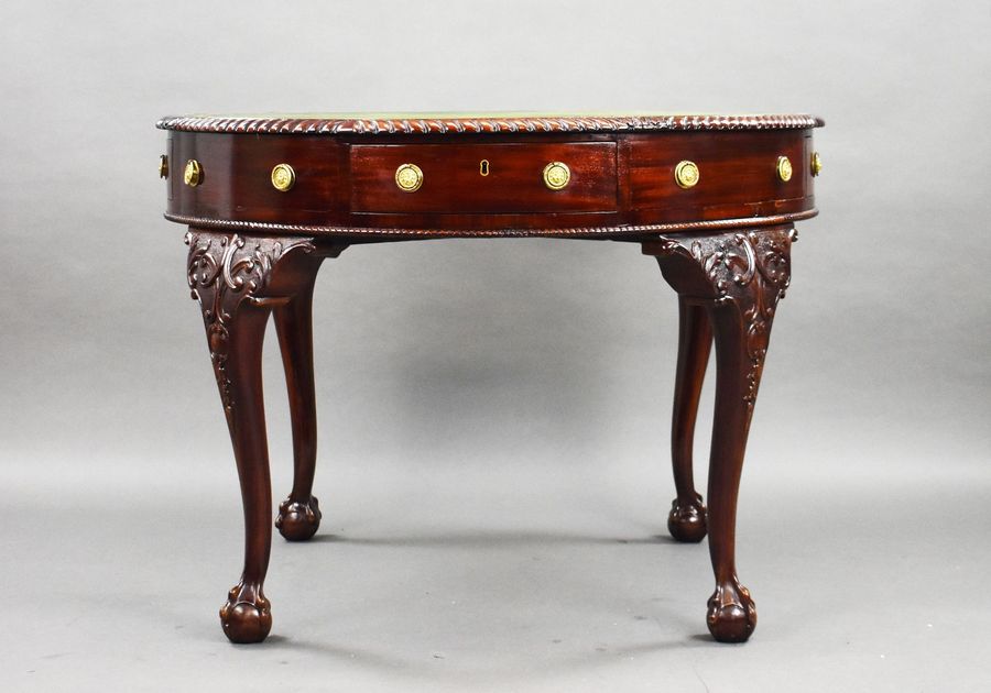 Antique Antique Edwardian Mahogany Drum Table