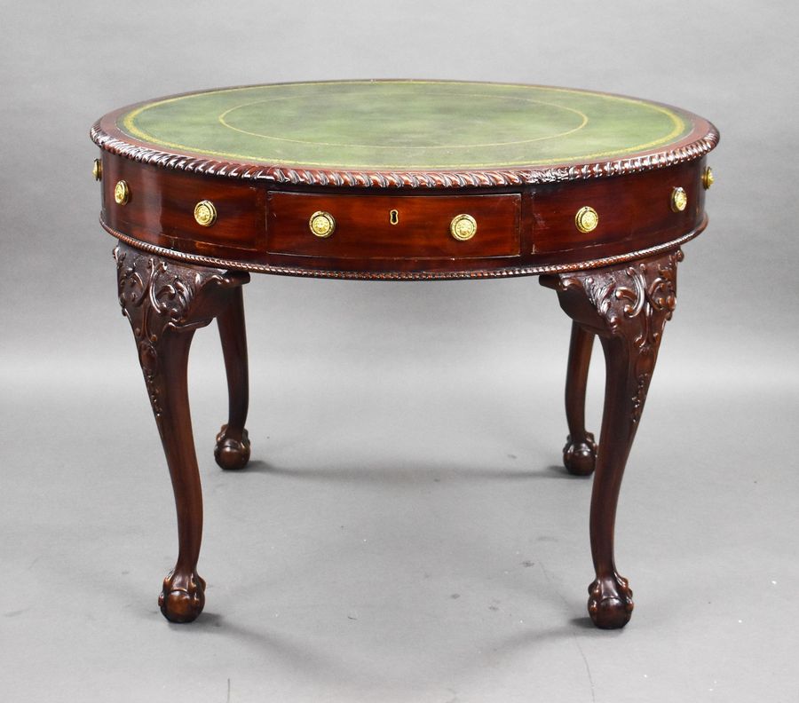 Antique Antique Edwardian Mahogany Drum Table