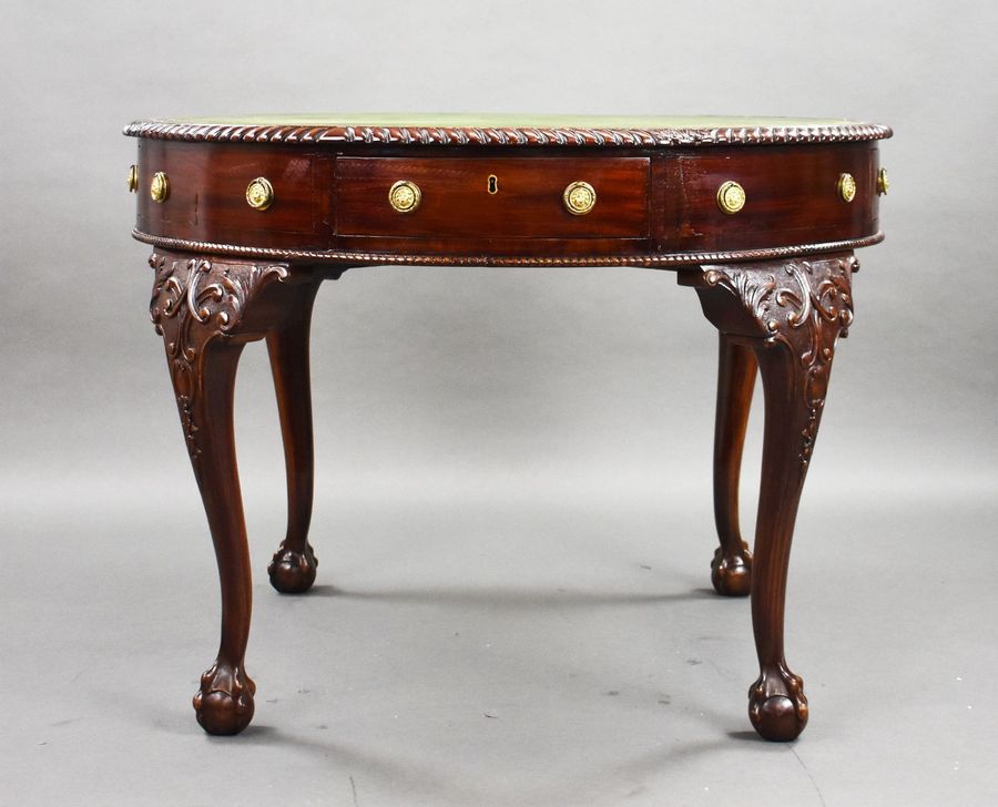 Antique Antique Edwardian Mahogany Drum Table