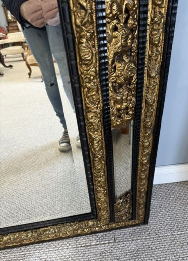 Antique Large Ornate Antique Mirror