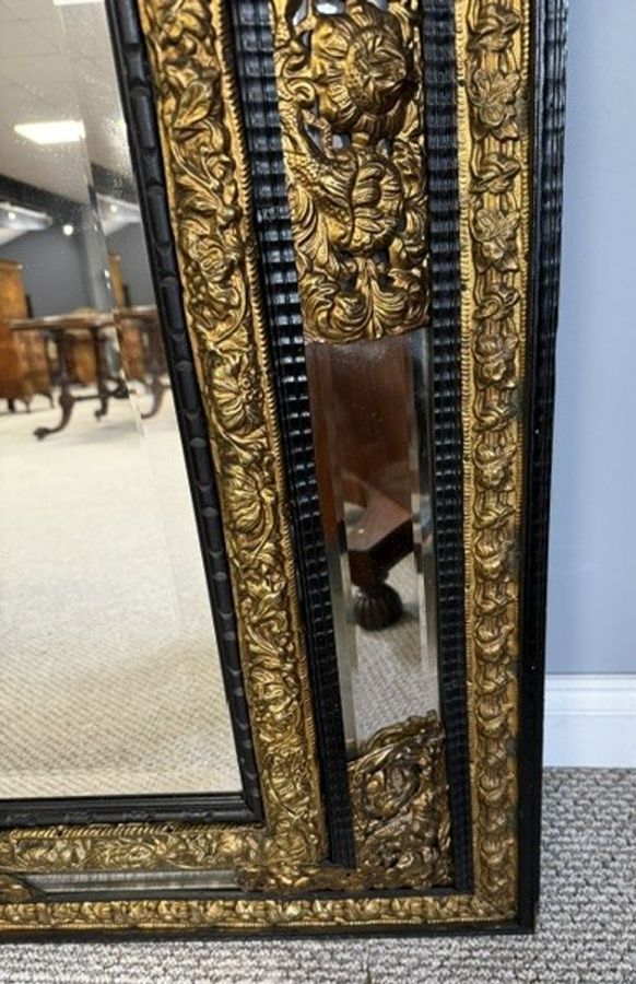 Antique Large Ornate Antique Mirror