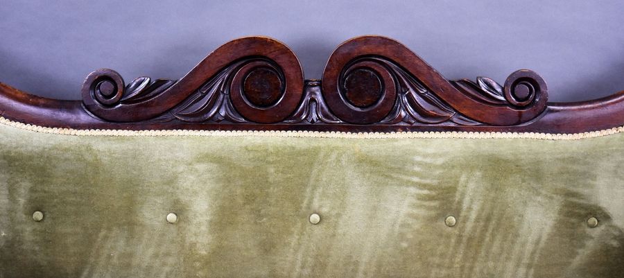 Antique Victorian Mahogany Sofa