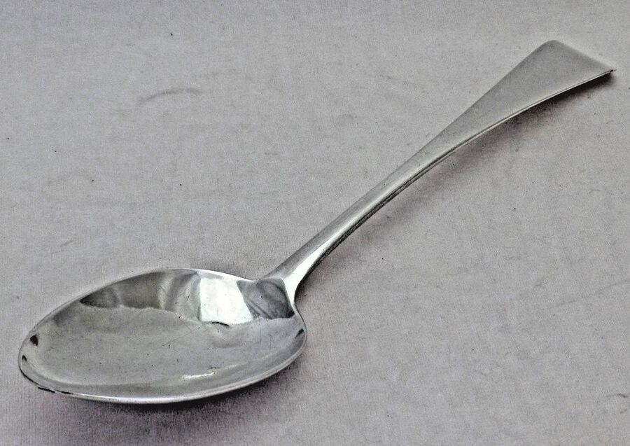 Antique Georgian III Solid Sterling Silver Tablespoon  Lon 1815 60gr (762-B-LNY)