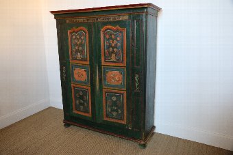 Original Hand Painted Armoire 1805