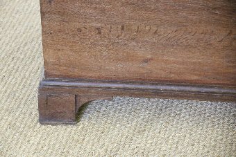 Antique Stunning Solid Oak Blanket Box / Treasure Chest    (Very Large)