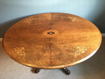 Victorian Walnut Breakfast Table