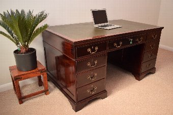 Antique Edwardian Mahogany Writing Desk