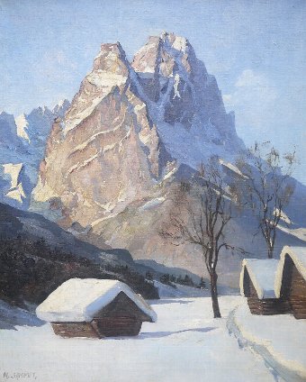 Dolomites painting