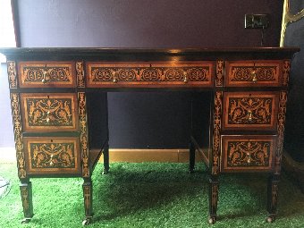 Antique A late 19th century Gillows Langcaster desk. 