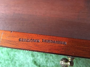 Antique A late 19th century Gillows Langcaster desk. 