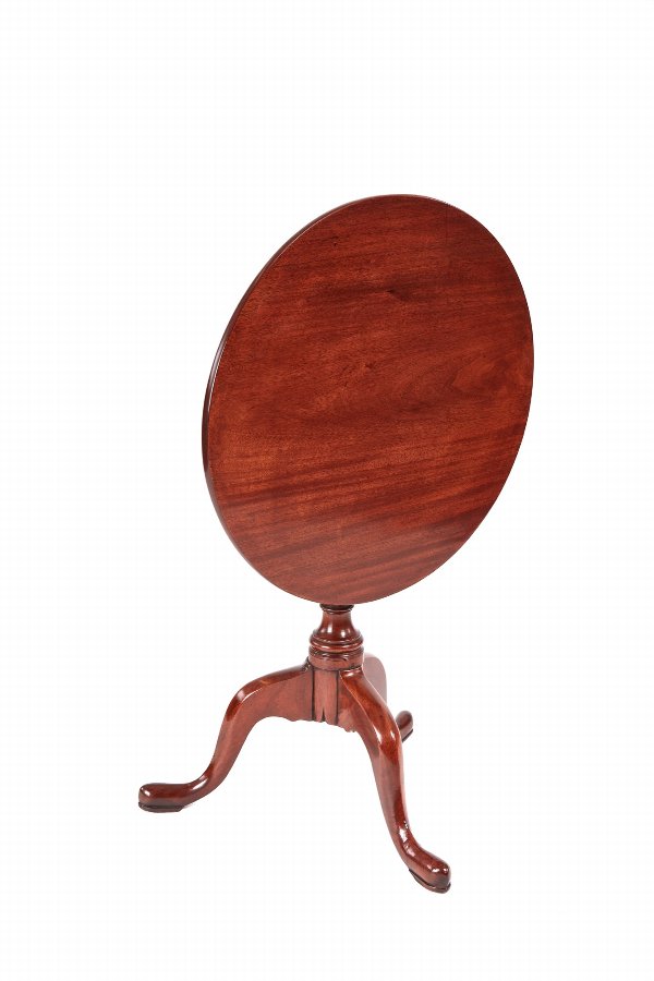 George III Mahogany Tripod Table