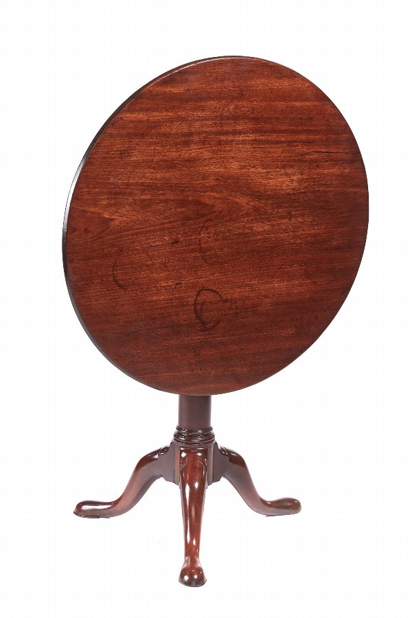 George III Mahogany Wine / Lamp Table