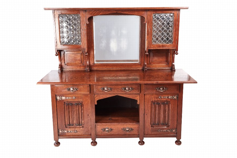 Outstanding Quality Oak Arts & Crafts Sideboard