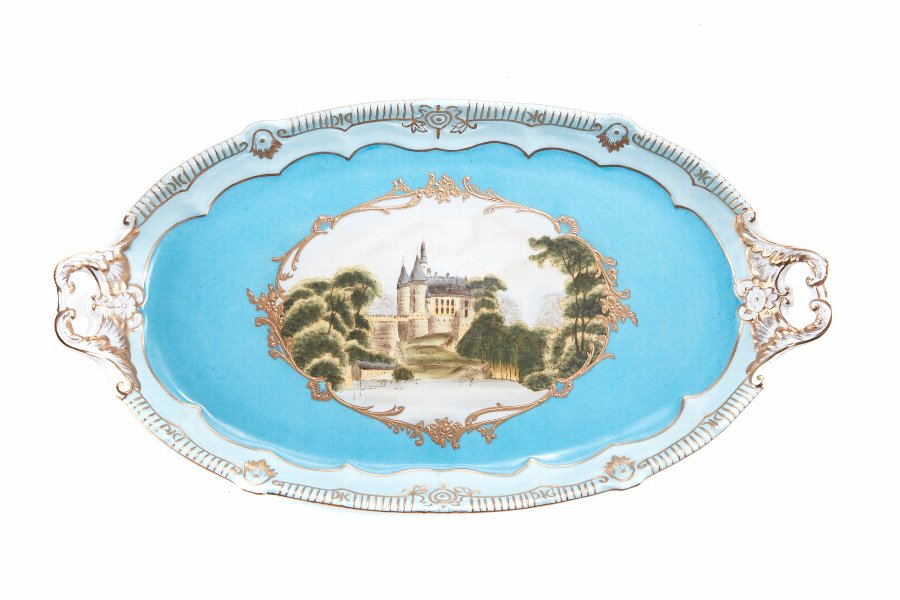 Fine Quality French Sevres Porcelain Tray