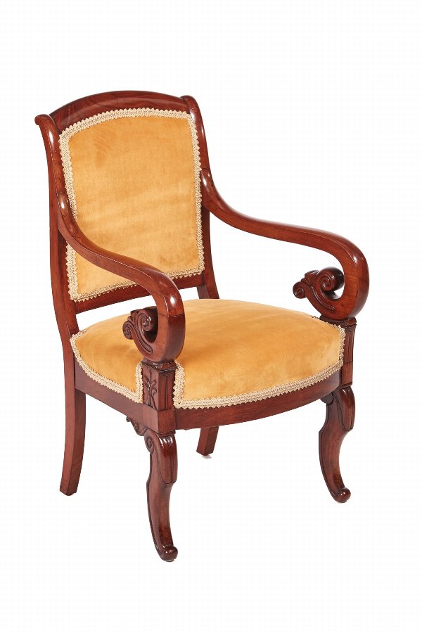 Quality Mahogany regency Library Chair