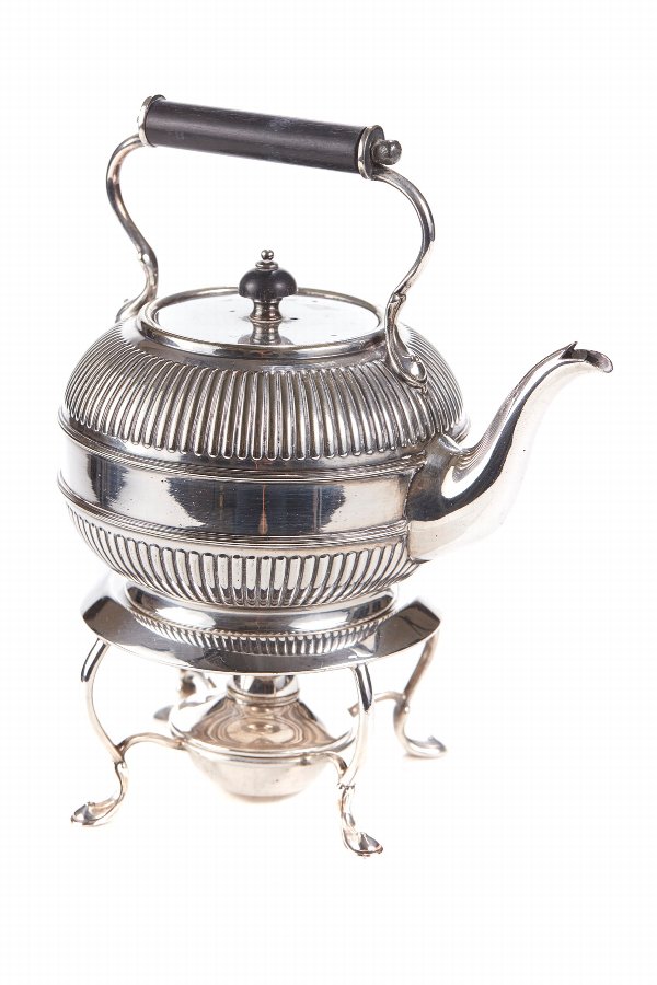 Antique Silver Plated Spirit Kettle c.1890