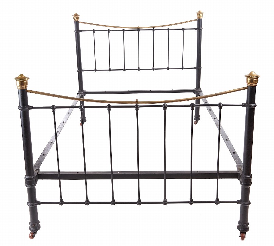 Victorian Brass And Iron Bed