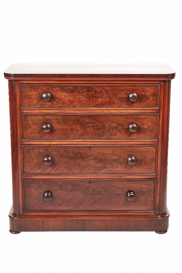 Quality Victorian Mahogany Chest Of Drawers