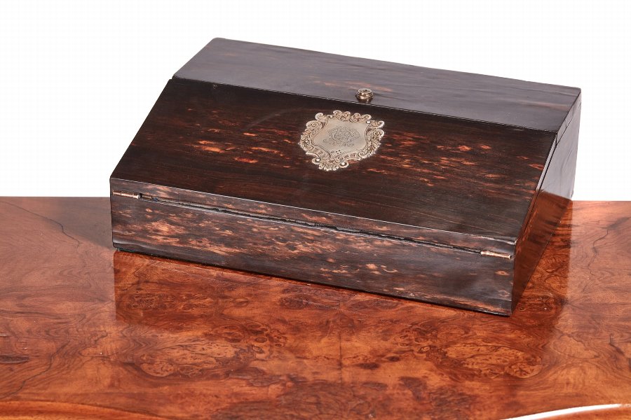Quality Victorian Coromandel Writing Box