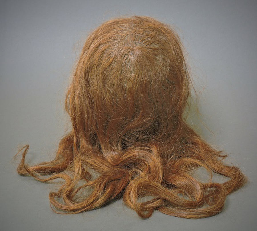 Antique 19th century wig block R. Hovenden & Sons hat block milliners victorian
