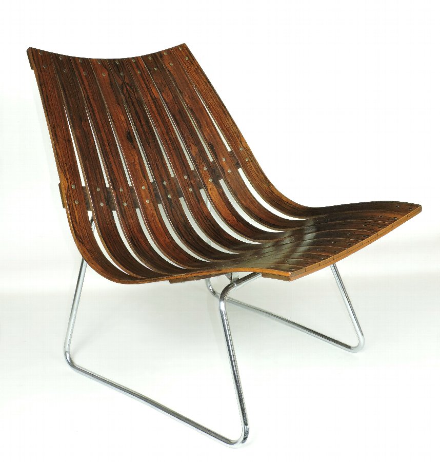 1950s Hans Brattrud, Scandia Lounge Chair for Hove, Mobler.
