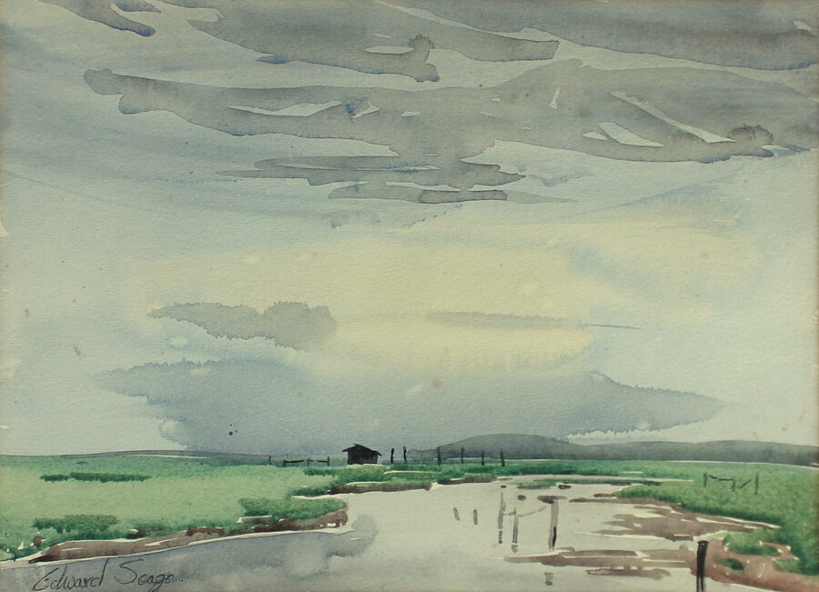 AN EDWARD SEAGO WATERCOLOUR