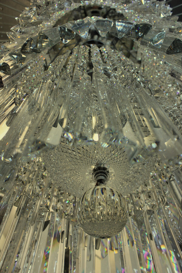 Antique A MONUMENTAL ART DECO CHANDELIER FROM THE ADELPHI BUILDING