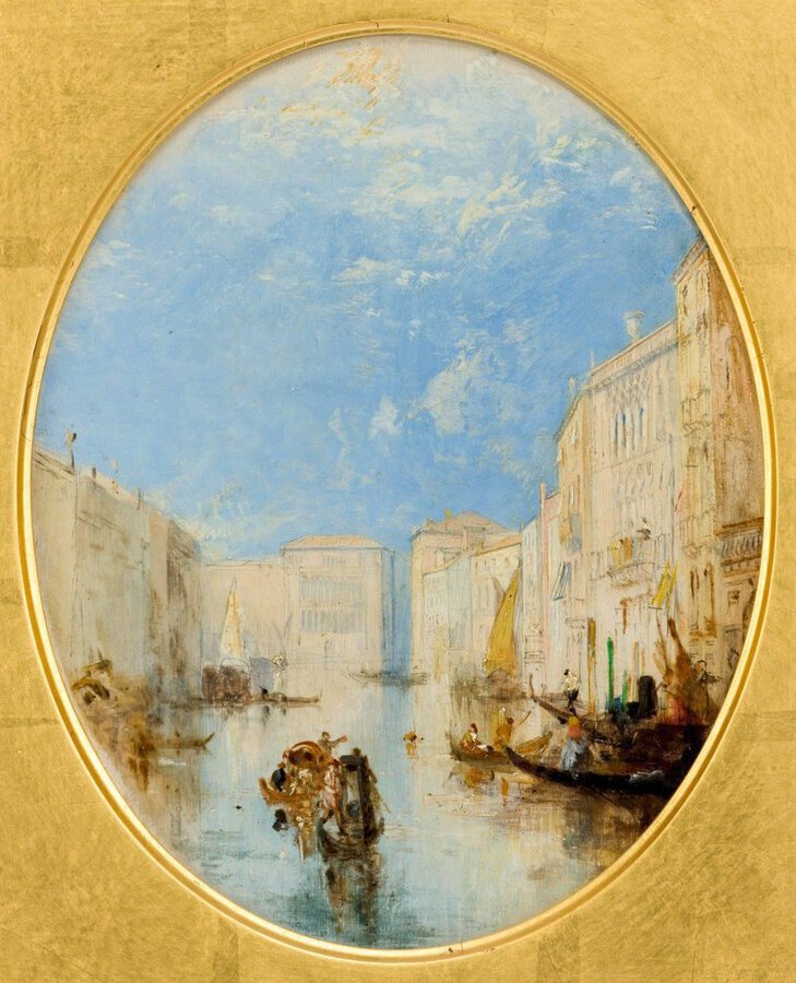 Antique THE GRAND CANAL, VENICE BY THOMAS CRESWICK RA